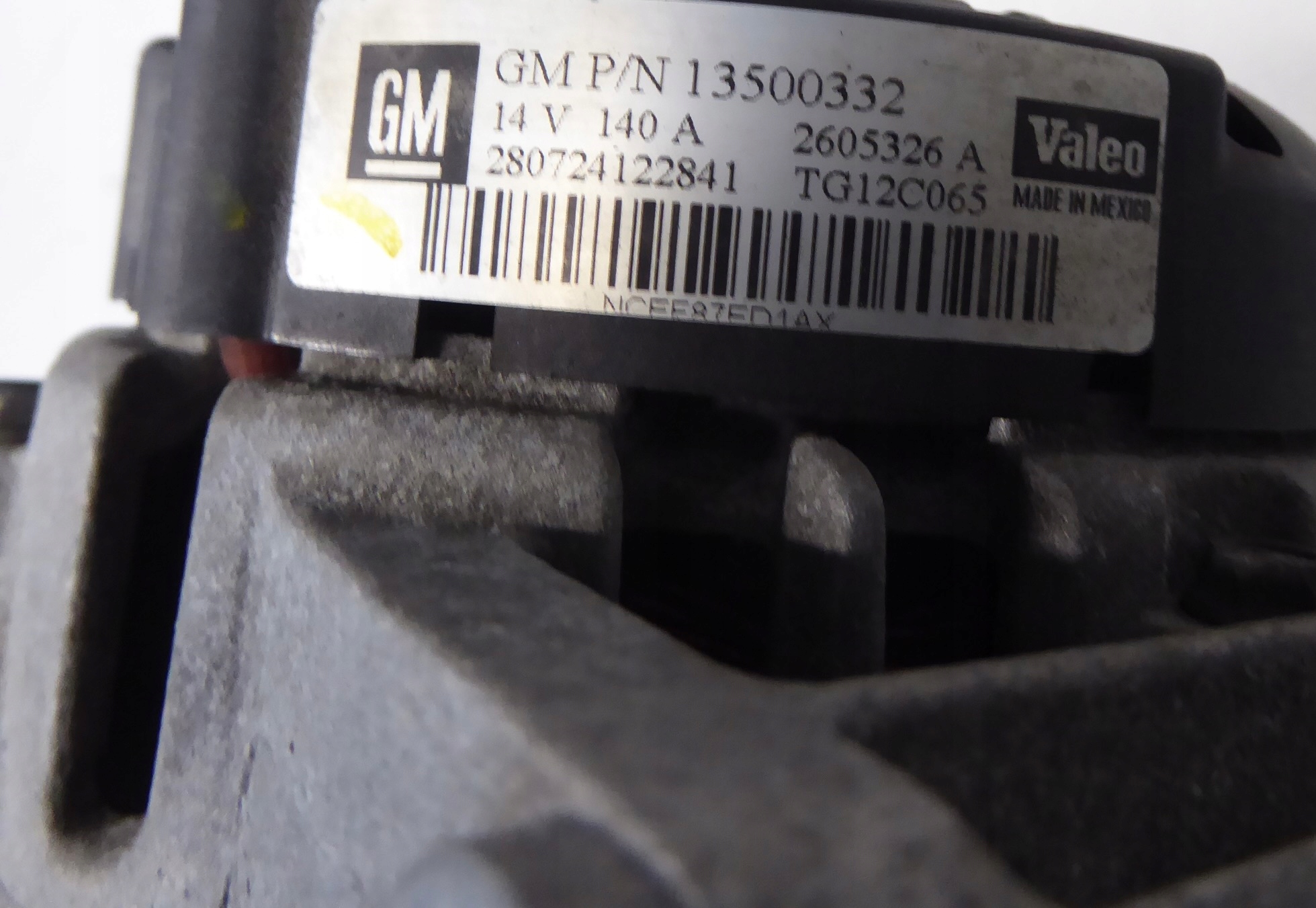 ALTERNATOR OPEL INSIGNIA A 2.0 TURBO A20NHT