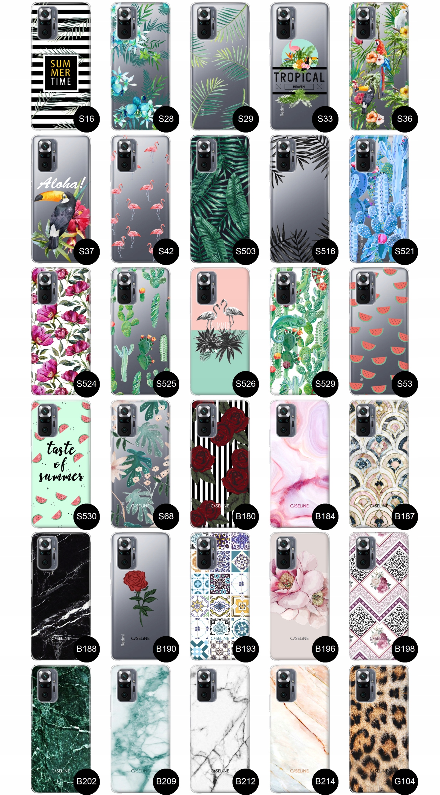 Etui do Xiaomi Redmi Note 10 Pro case guma wzory