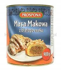 Prospona Maková Náplň z bílého máku 900 g