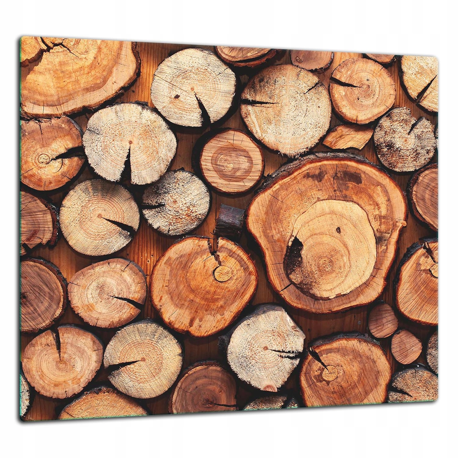 Skleněná Ochranná Deska Panel Lepidlo 65x60 Dřevo Tvrzené sklo 7v1