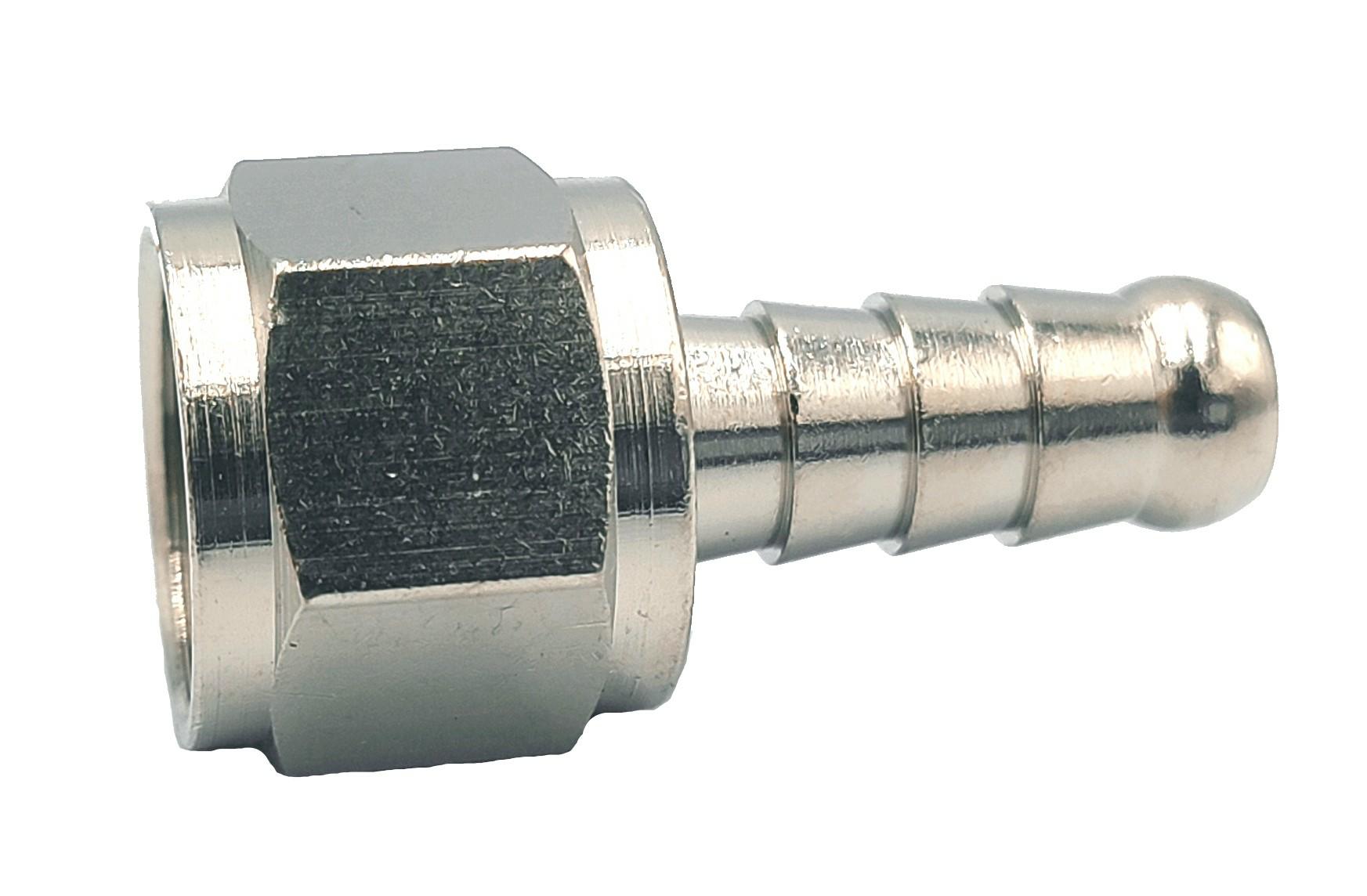 

Króciec na wąż 6mm z gwintem 1/4 W Gw metal