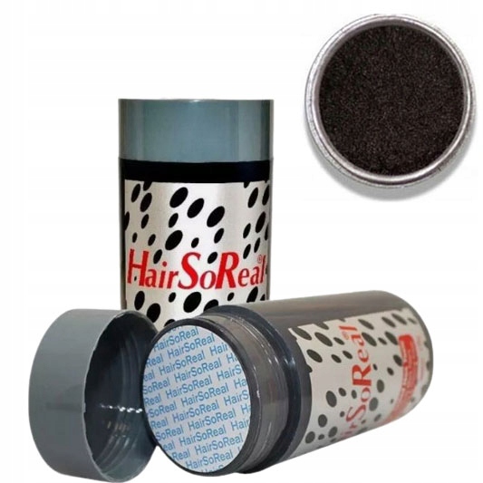 Hair So Real 28 g Hsr Zahušťování vlasů Vlákna Usa HairSoReal Tmavě hnědá