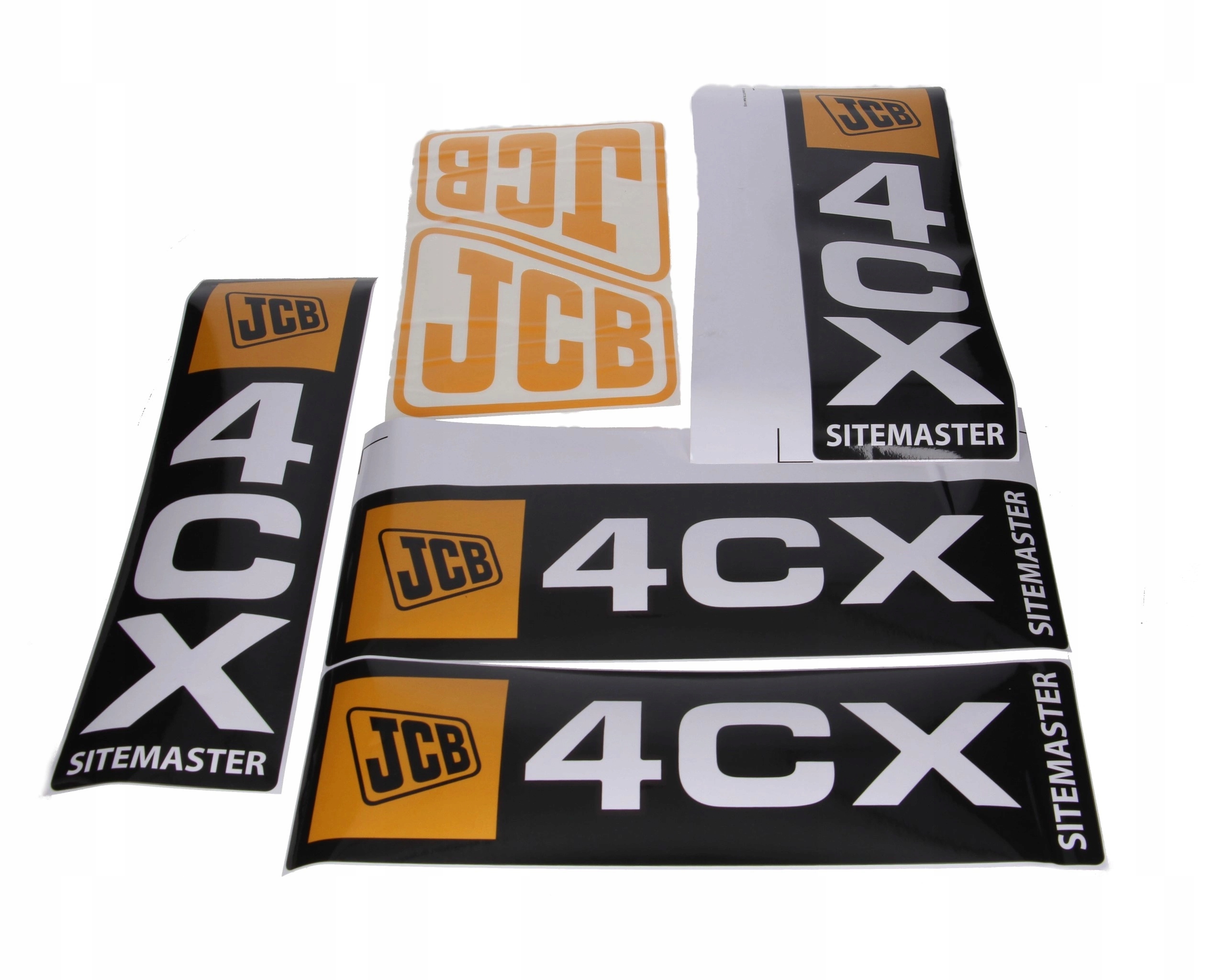 samolepka, logo na kapotu bagr Jcb 4CX sitemaster