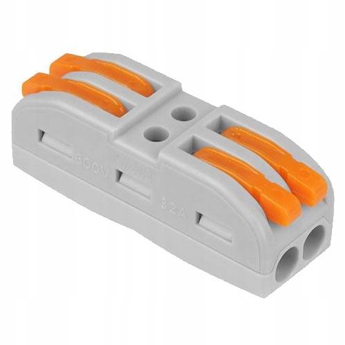 

Szybkozłącze kostka elektryczna przelotowa 3torowa