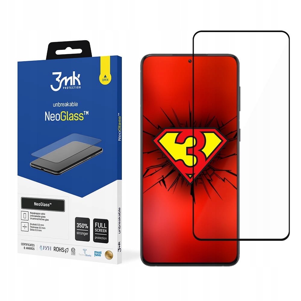 

Niepękające szkło na Samsung Galaxy S21+ 3mk Glass