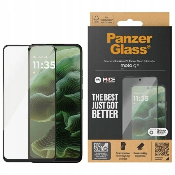Tvrzené sklo PanzerGlass Moto G35 5G Screen Protection Ultra-Wide Fit