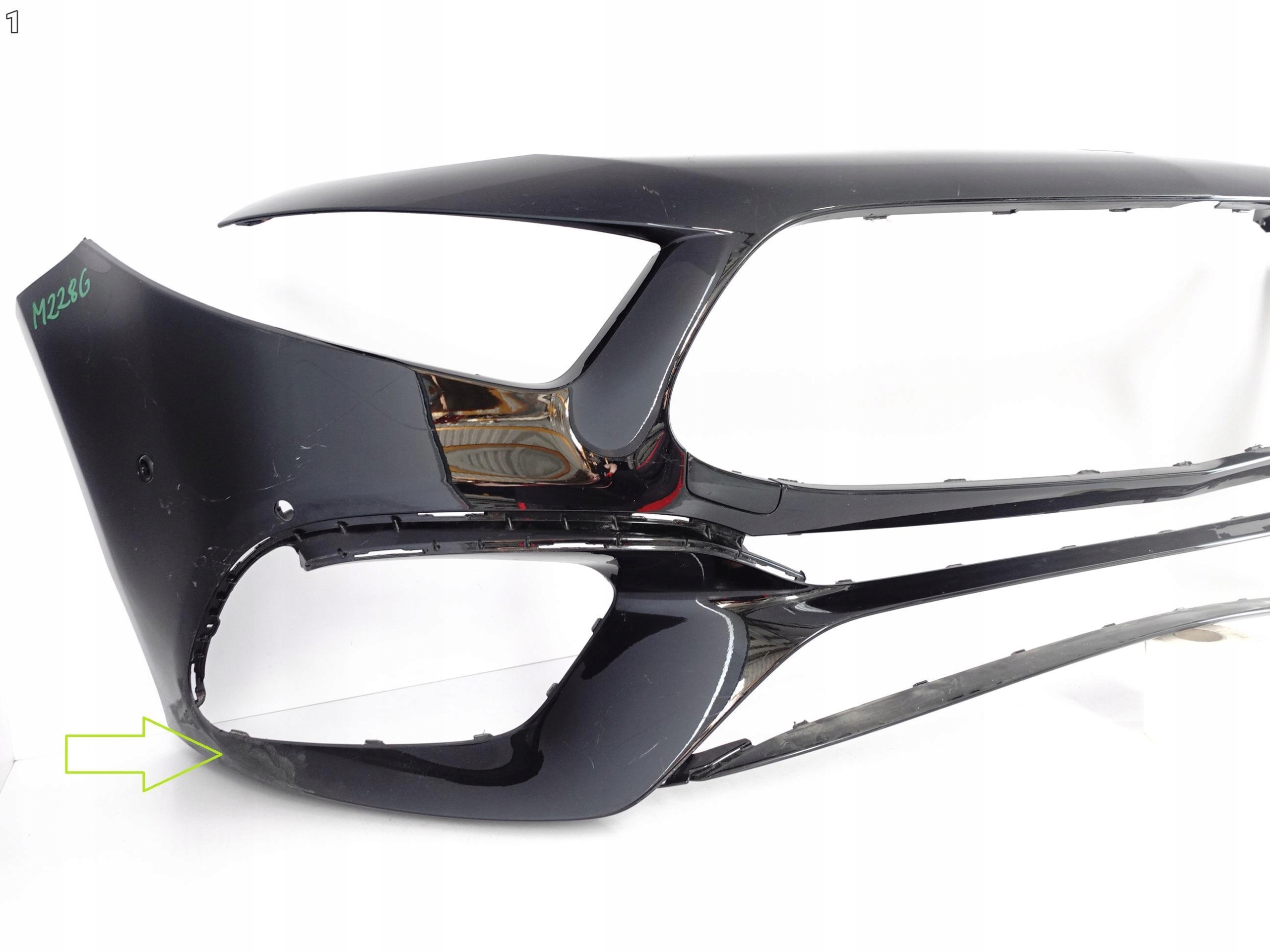 MERCEDES A-KLASA W177 45 A45 AMG 18- bumper front *PDC*