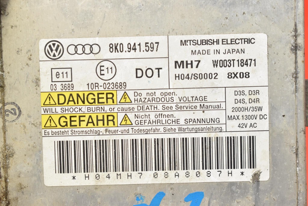 control unit XENON KSENON right 8K0941597 AUDI A4 B8 07-11