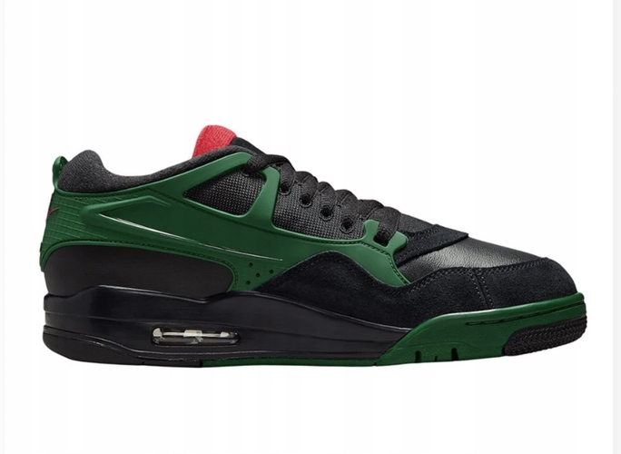 Buty sportowe męskie sneakersy Air Jordan 4 Rm Black/Gorge Green Zielone