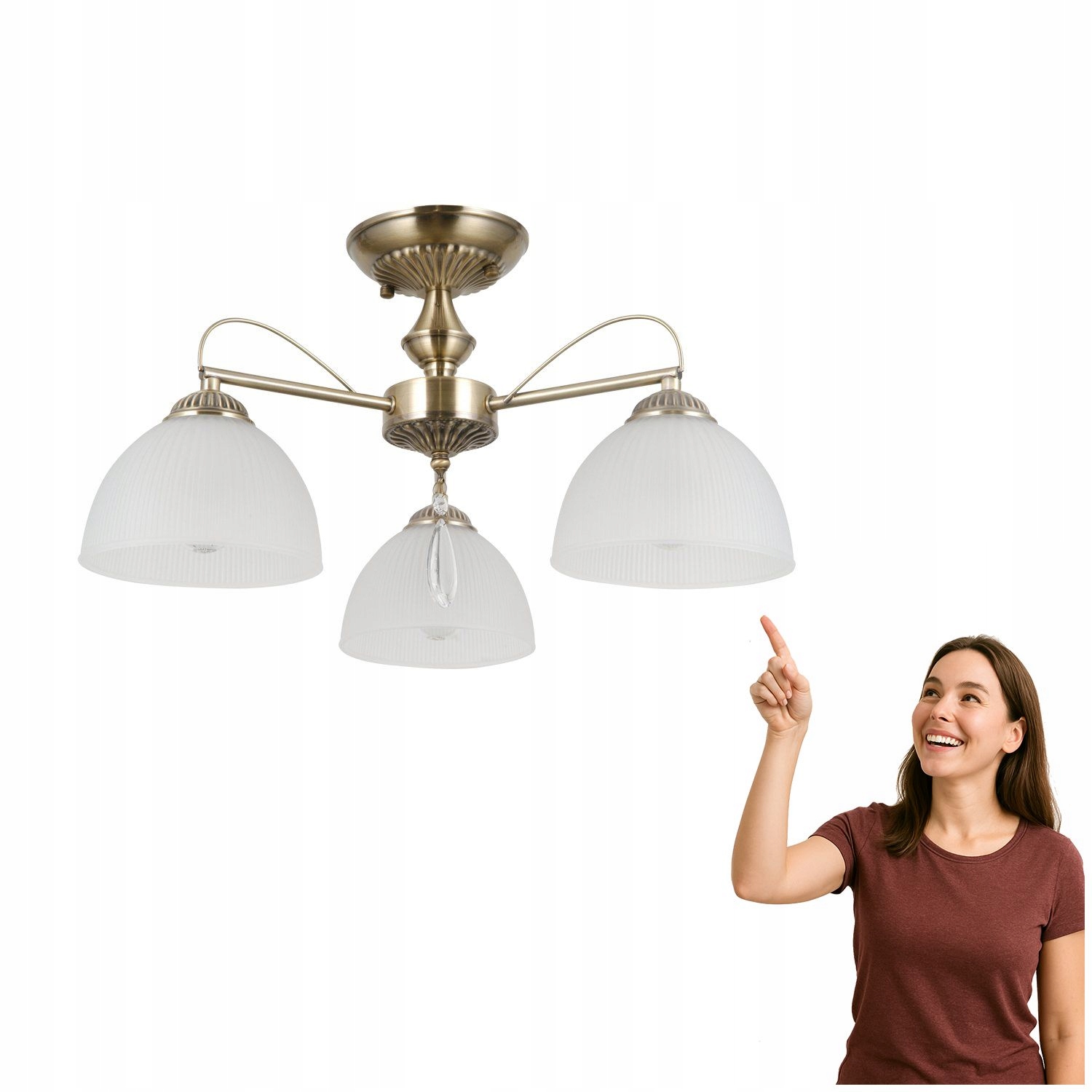 Moreti PND-40623-3-AB Stropní svítidlo Italux