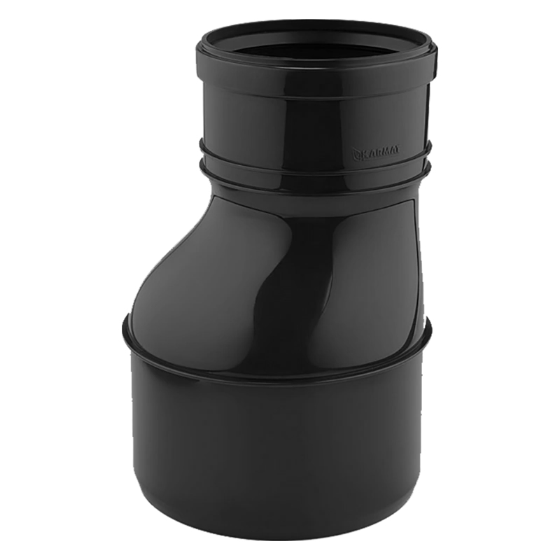 Redukcja do rynien 160/125 - Czarny