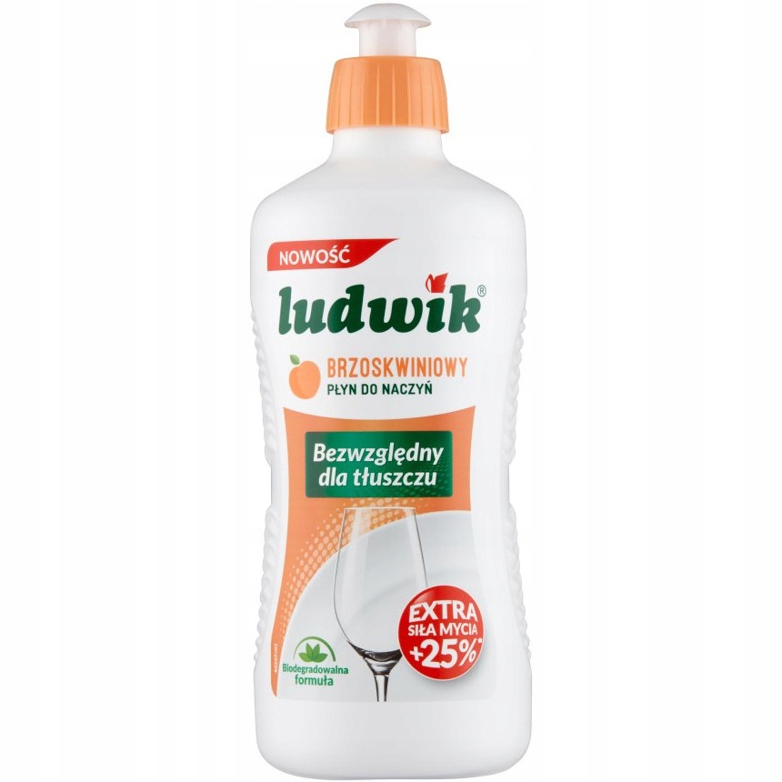 

Płyn do naczyń Ludwik 450g brzoskwiniowy