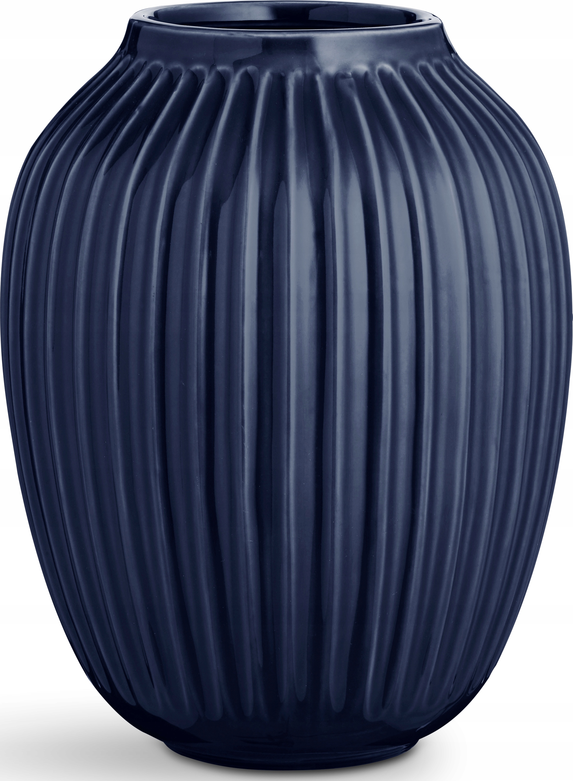 Kähler Hammershøj Váza pre kvety 25 cm Granátová
