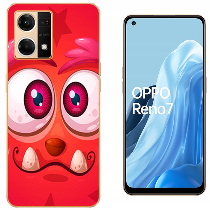 

Etui Silikon Do Oppo Reno7 4G Szkło 9H