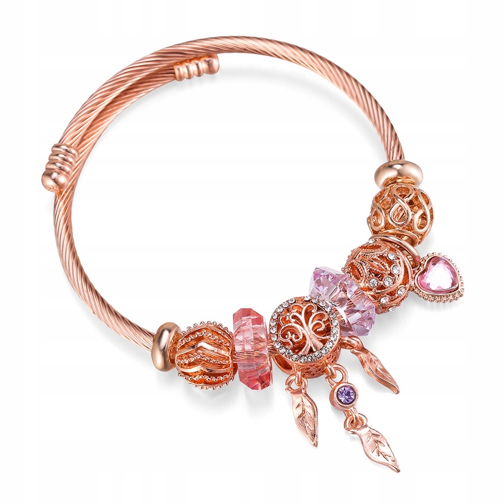 

Bransoletka Modułowa Złota Do Pandora Charms Wire