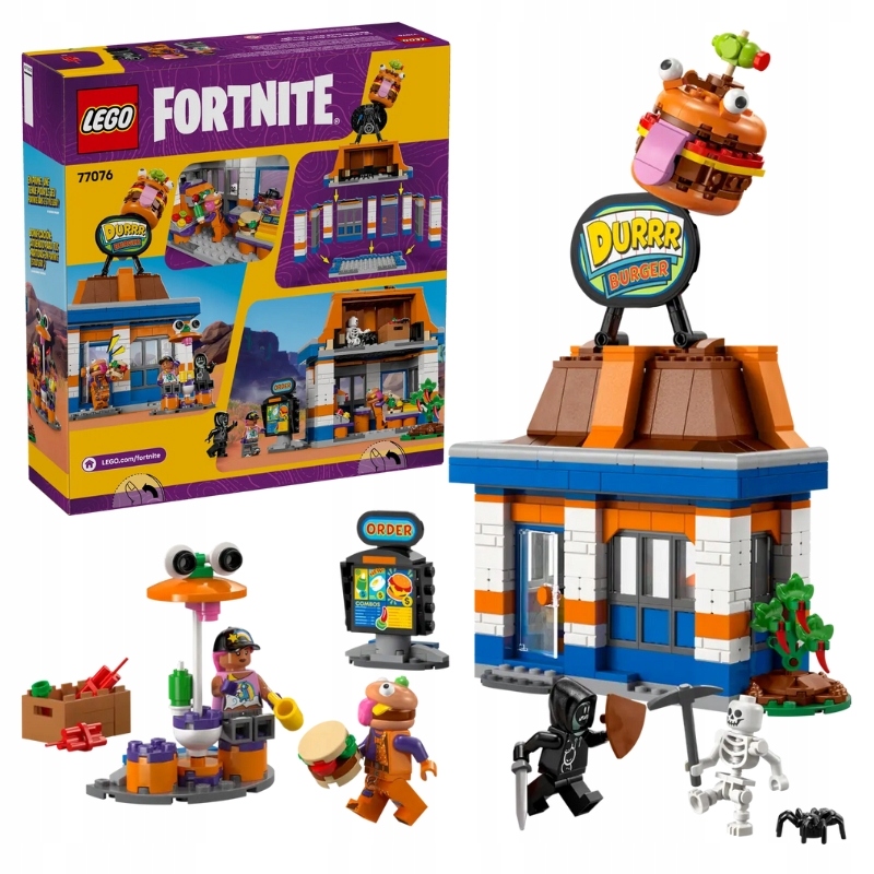Lego Fortnite Restaurace Durrr Burgerová Sada Kostek Stavebnice Ze Hry
