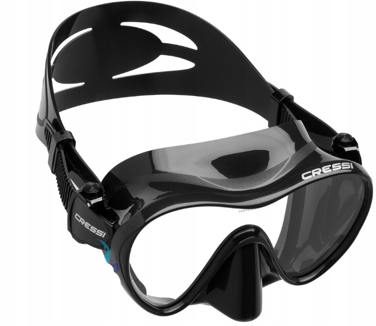 Maska do nurkowania okulary Cressi f1 czarny Razmiar: M-L