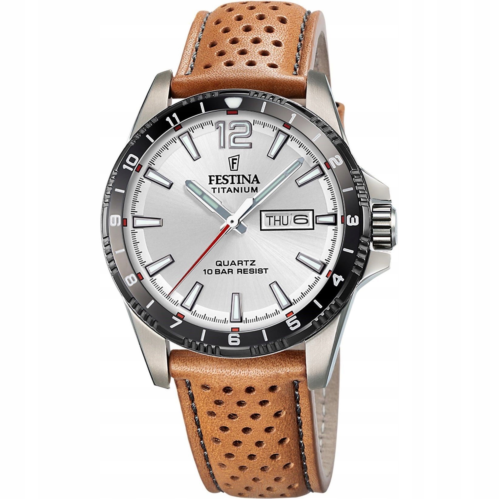 Festina Titanium 20699/1 Titanové stříbrné hodinky na řemínku