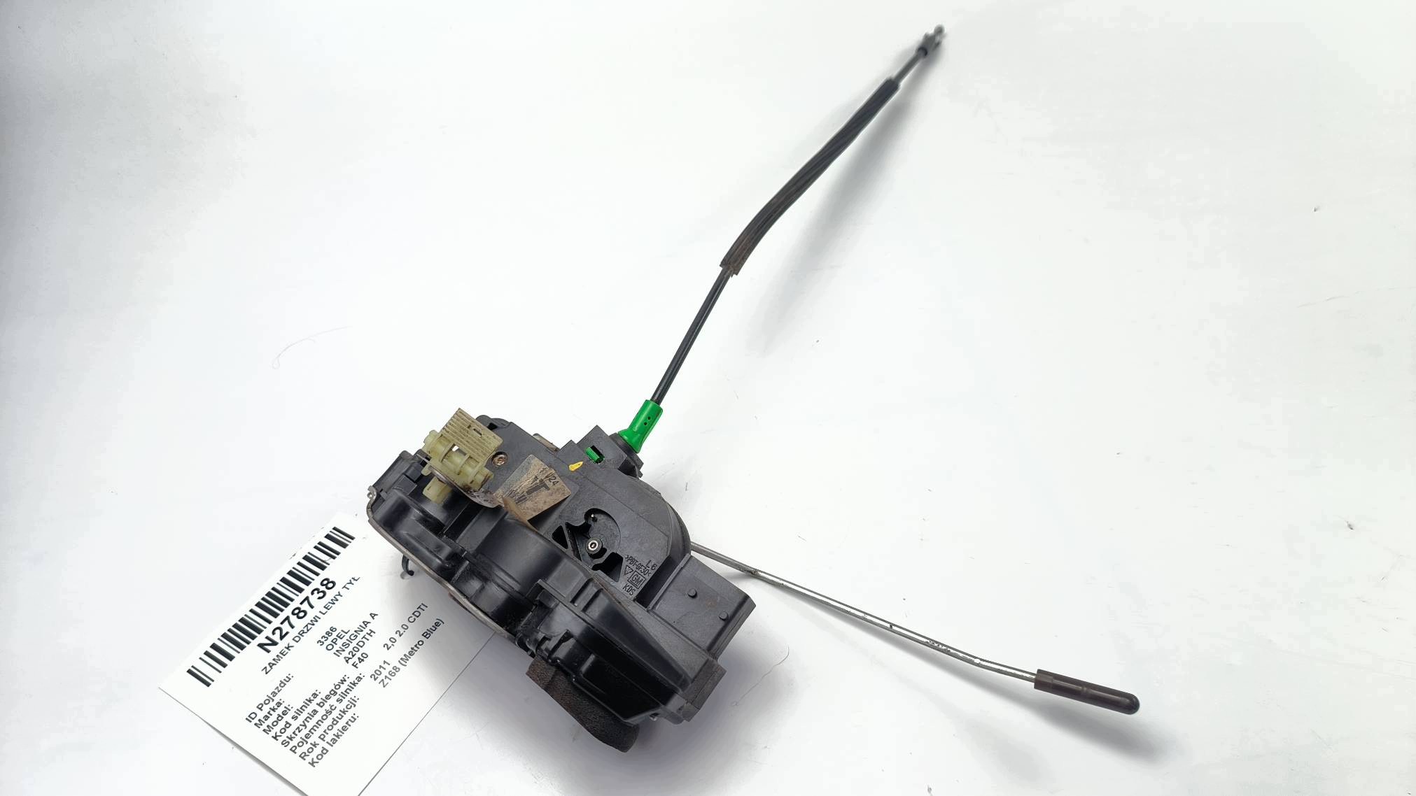 lock door left rear part OPEL INSIGNIA A KOMBI