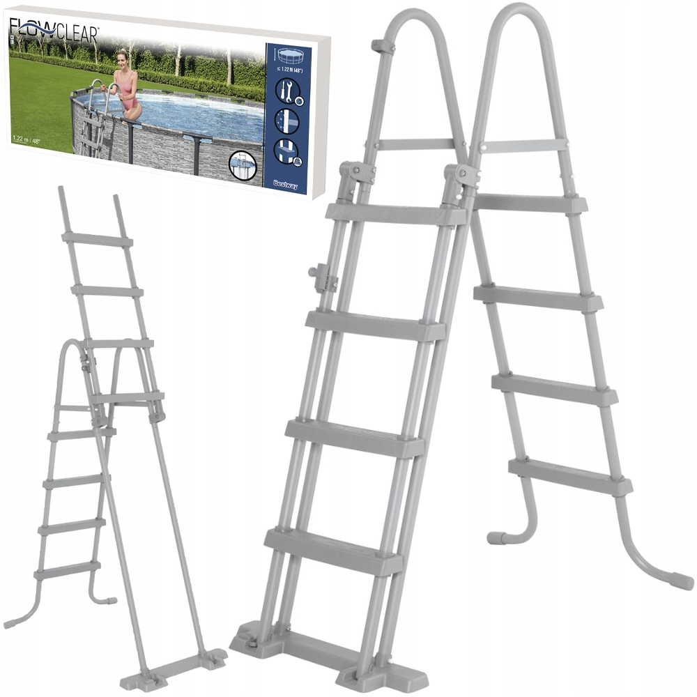 

Drabinka Bezpieczna do Basenu 122cm Bestway 58331