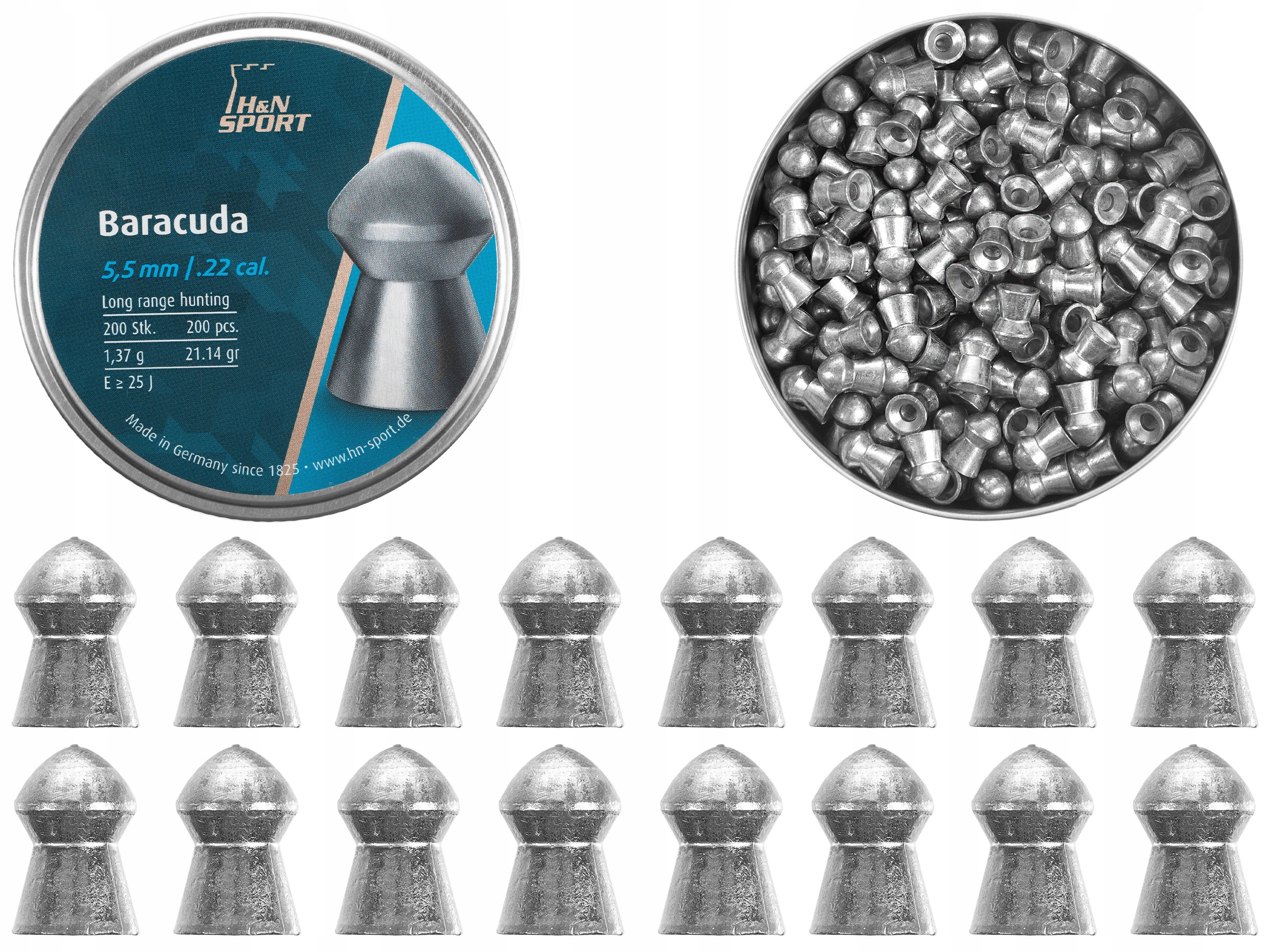 Śrut diabolo H&n Baracuda 5,5/200