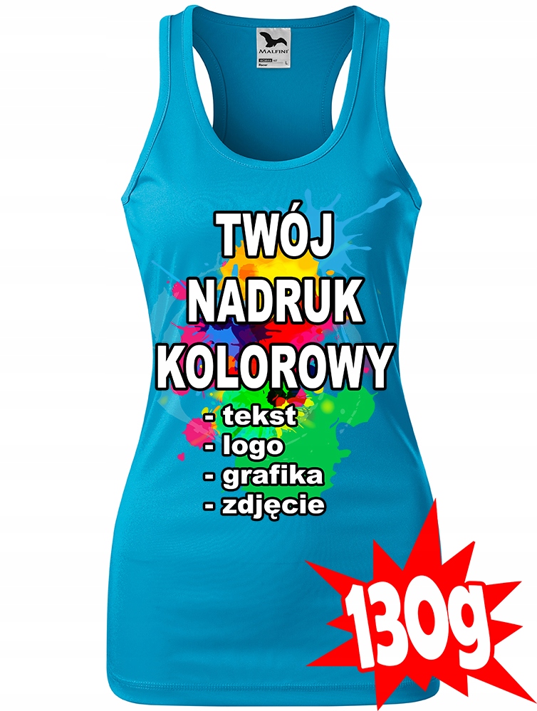 

Bokserka Koszulka Z Własnym Nadrukiem Race Xs 44
