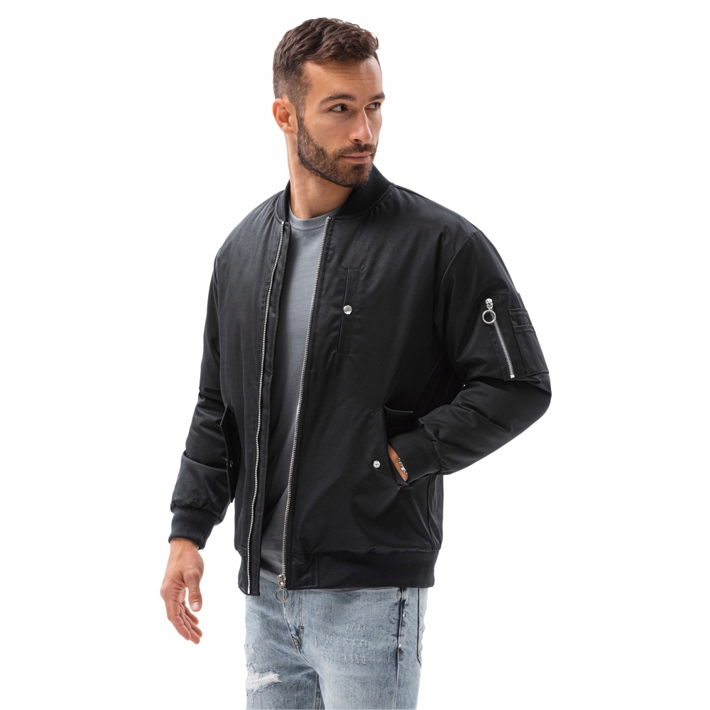 

Kurtka męska bomberka C516 czarna XL