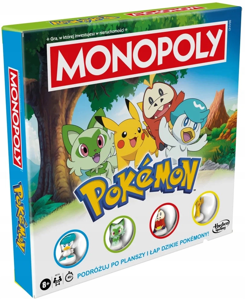 Gra Monopoly Pokemon pełne wydanie Pl