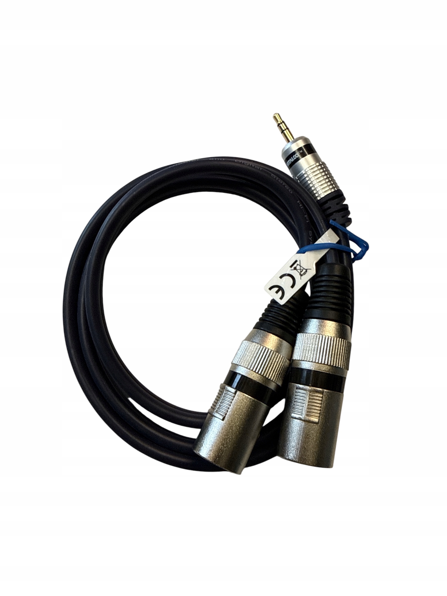 Kabel 2 x wtyk 3p mikrof. wtyk 3,5 stereo MK32/A 5m Vitalco