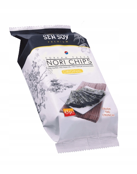 

Prażone Chipsy Nori Naturalne 4,5g Sen Soy Premium