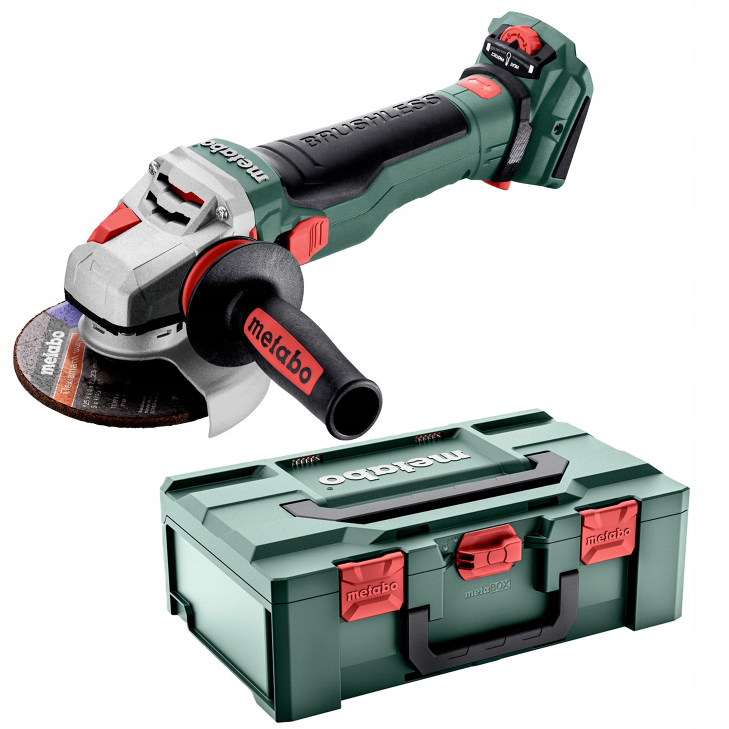 Szlifierka Kątowa Akumulatorowa Metabo Wvb 18 Ltx Bl 15-125 Quick 125mm 18V