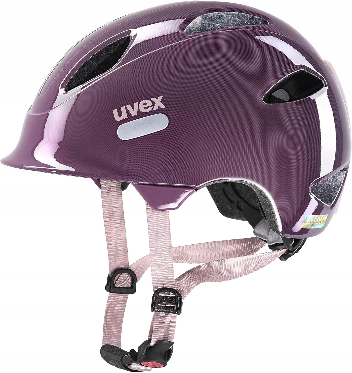 Kask dziecięcy rowerowy Uvex Oyo plum-dust rose 50-54 cm