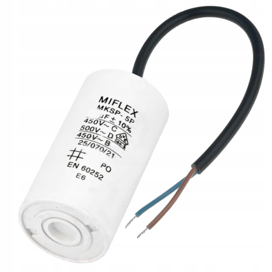 Kondensator silnikowy MIFLEX 12uF 450Vac POLSKI
