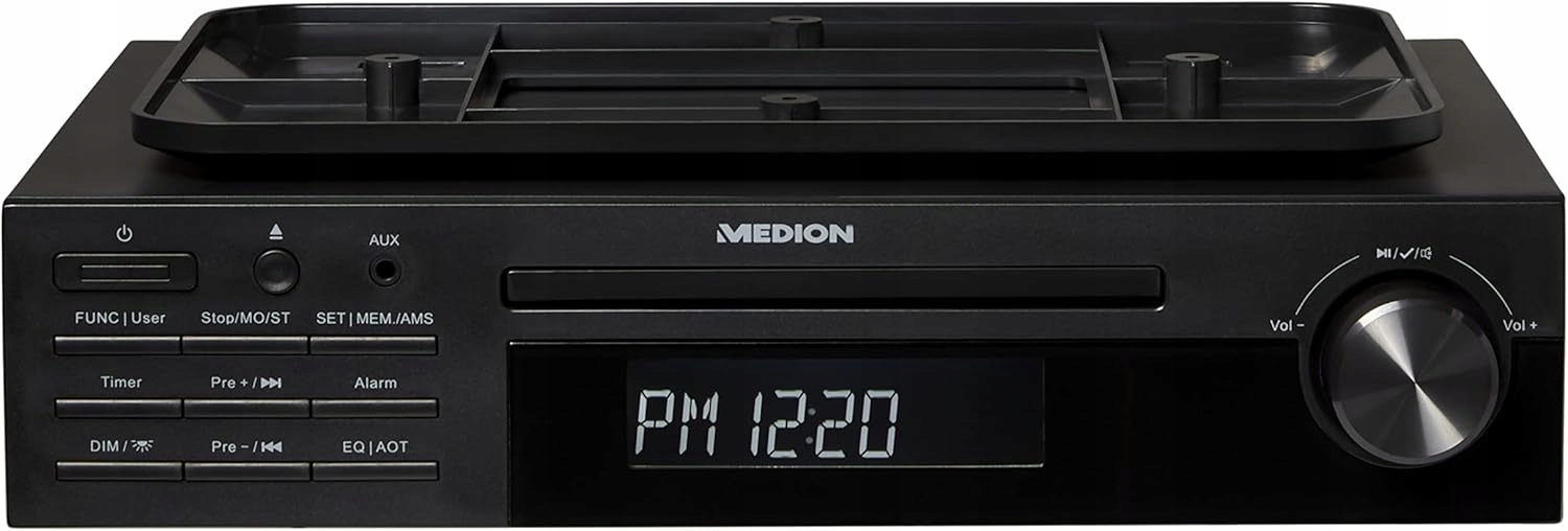 Radio sieciowe Fm Medion MD 43566 podszafkowe czarne CD