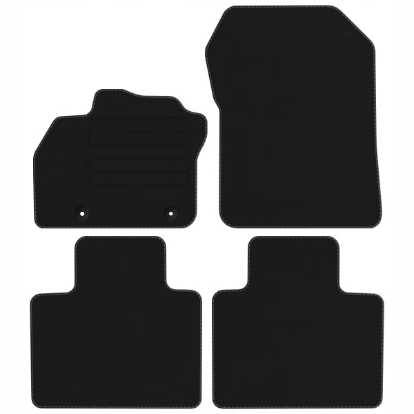 Renault Zoe 2012-2019 velurové koberce Comfort