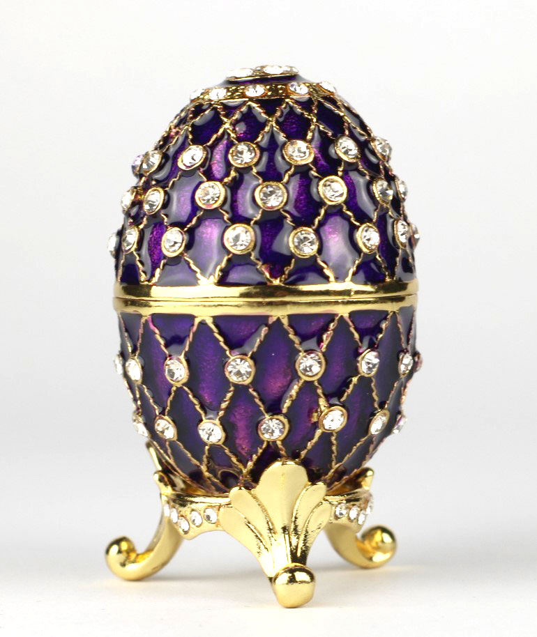 

Szkatułka Jajo Jajko Faberge metalowe