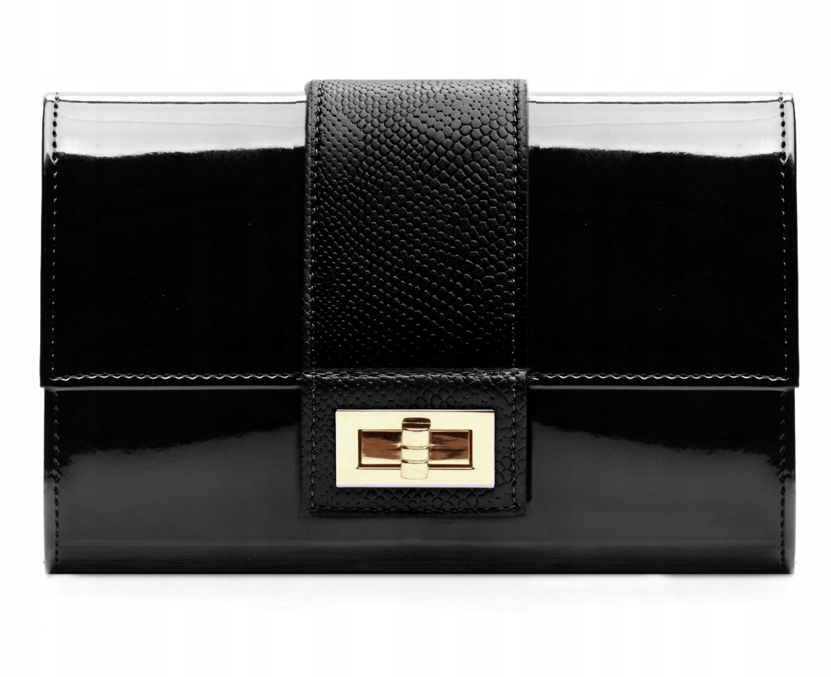 CZARNA KOPERTÓWKA TOREBKA WIZYTOWA M2 SOLOME Marka Solome