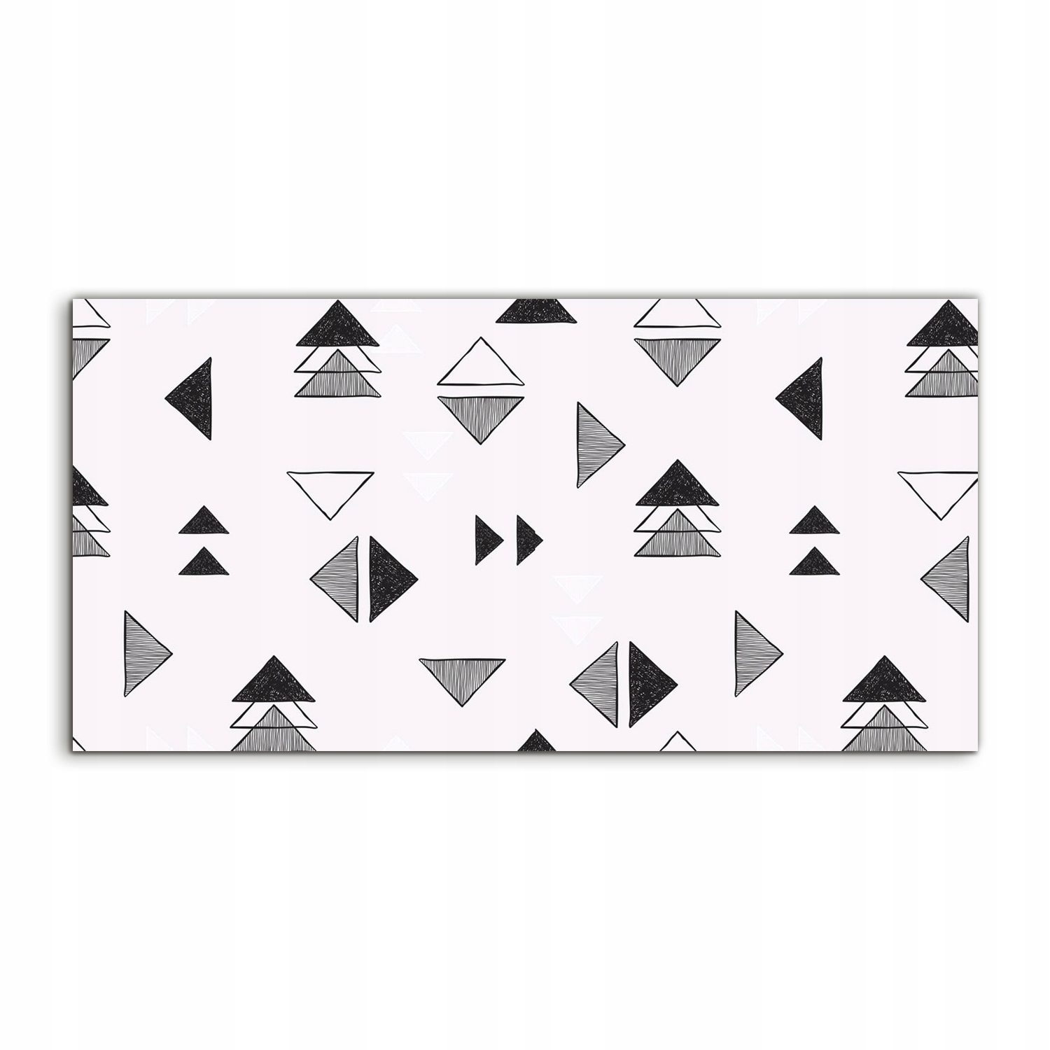 Akrylový obraz 120x60 na stenu Vzor Stena Trojuholníky