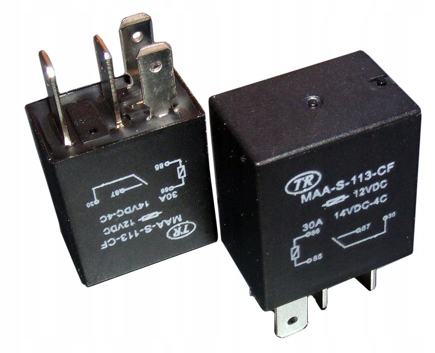 

Przekaźnik samochodowy mini 4 Pin 12V 30A zwierny