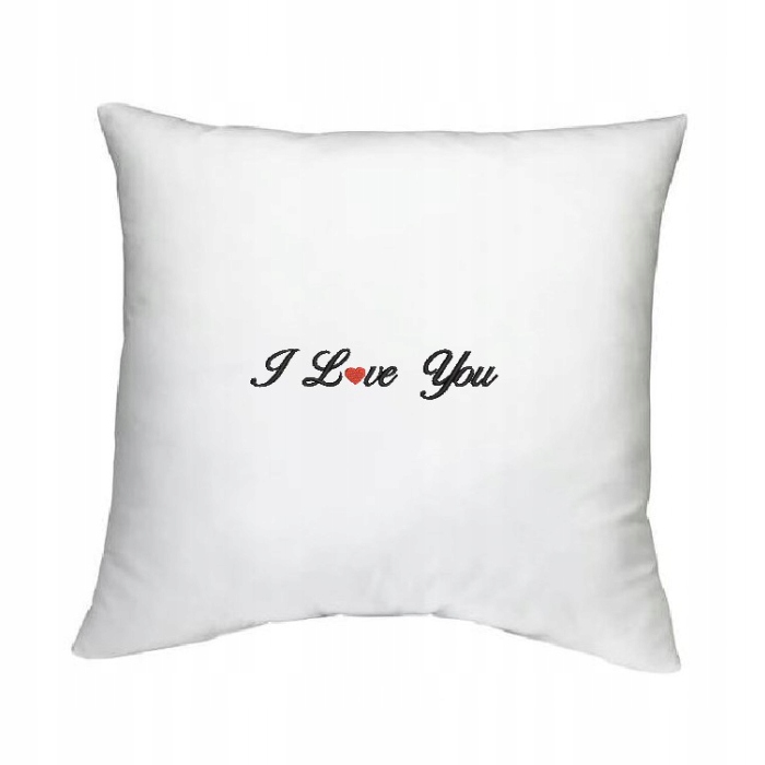 

Poszewka na poduszke Haft 40 Kocham Dzień Kobiet