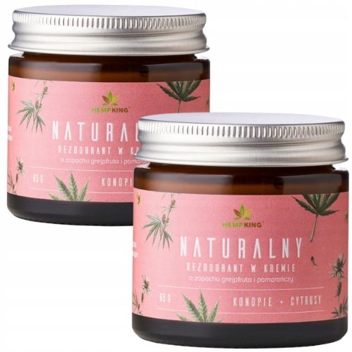 Biowen HempKing Naturalny Dezodorant w Kremie Grejpfrut Pomarańcza