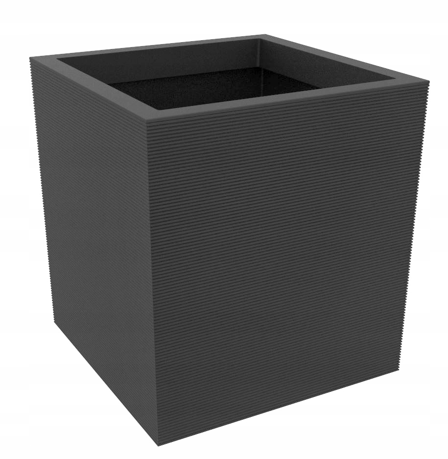 

Nowoczesna Donica Eco taras antracyt czarna wkład