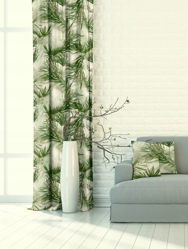 MATERIAŁ PLUSZ WELUR VELVET LIŚCIE OBRUS ZASŁONY Wzór kwiaty