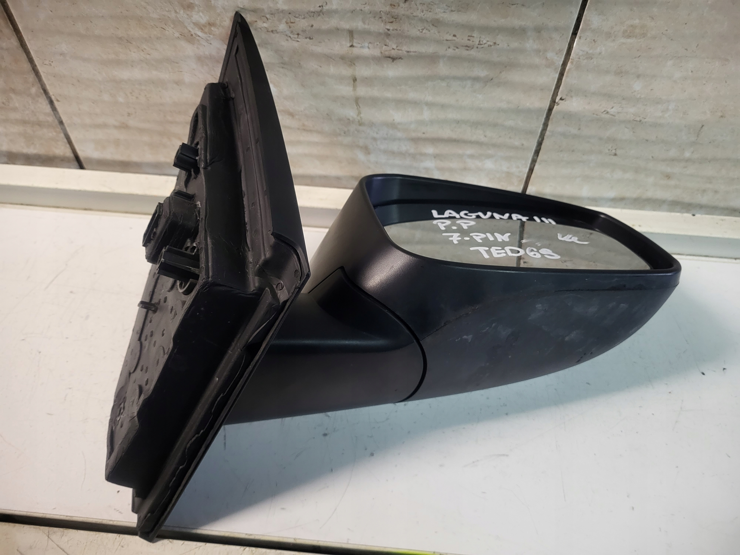 mirror right RENAULT LAGUNA III 7-PIN EUROPA TED69