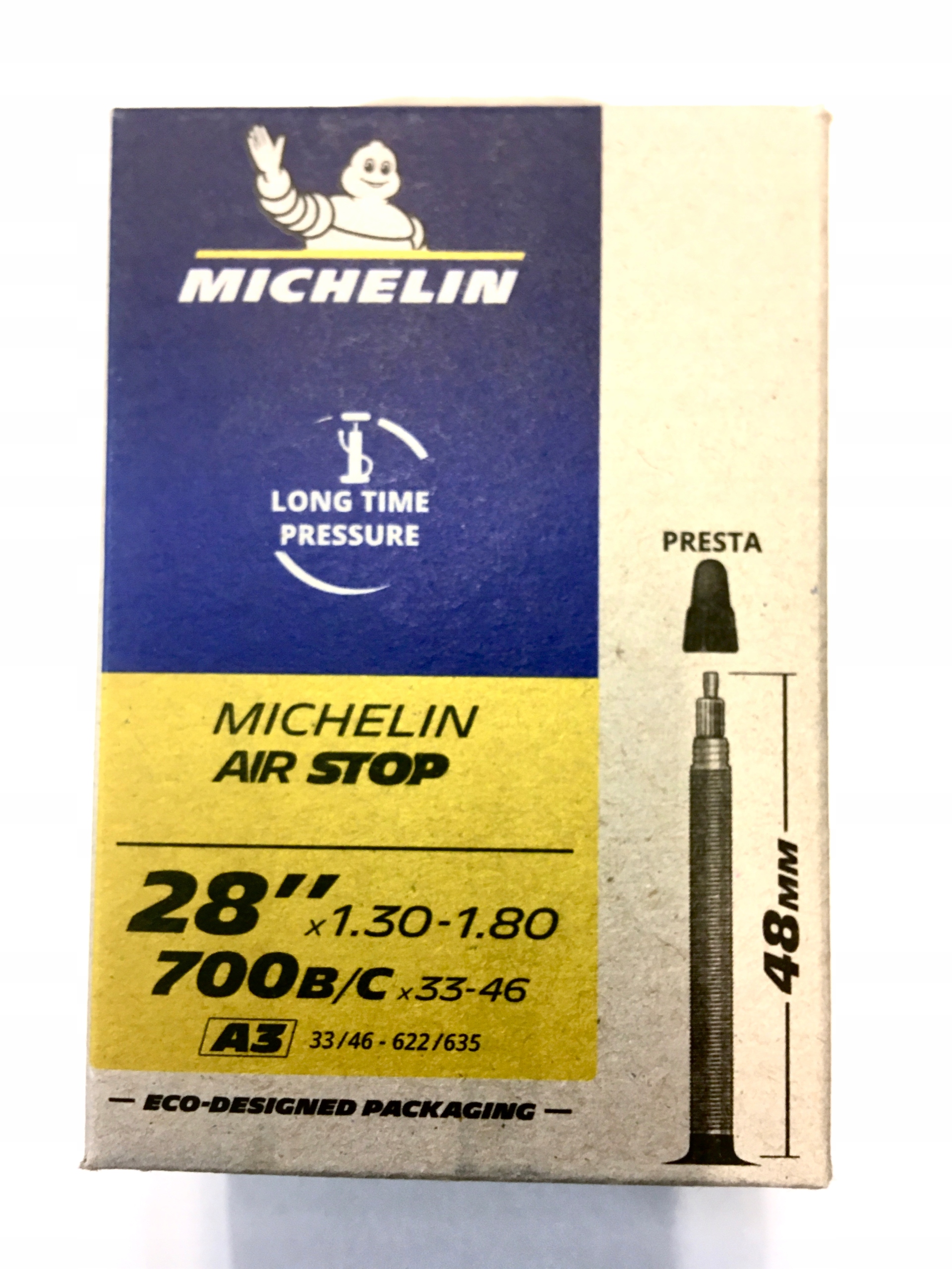 Dętka Michelin 28 x 1,3/1,8 A3 Presta 48 MM