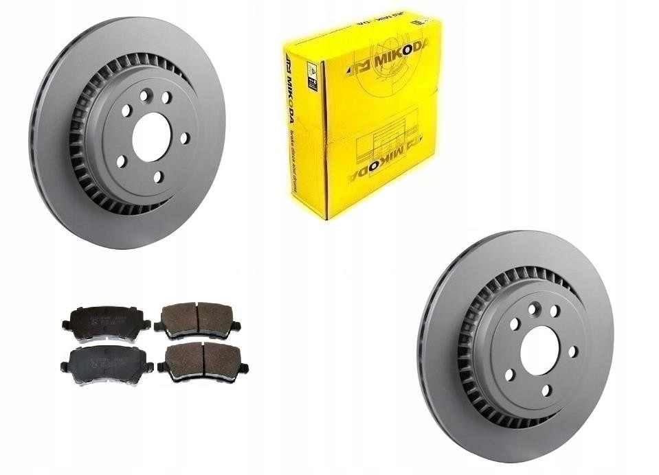 Kotouče Kostky Volvo XC60 I 2008-2017 Zadní Sada 302MM