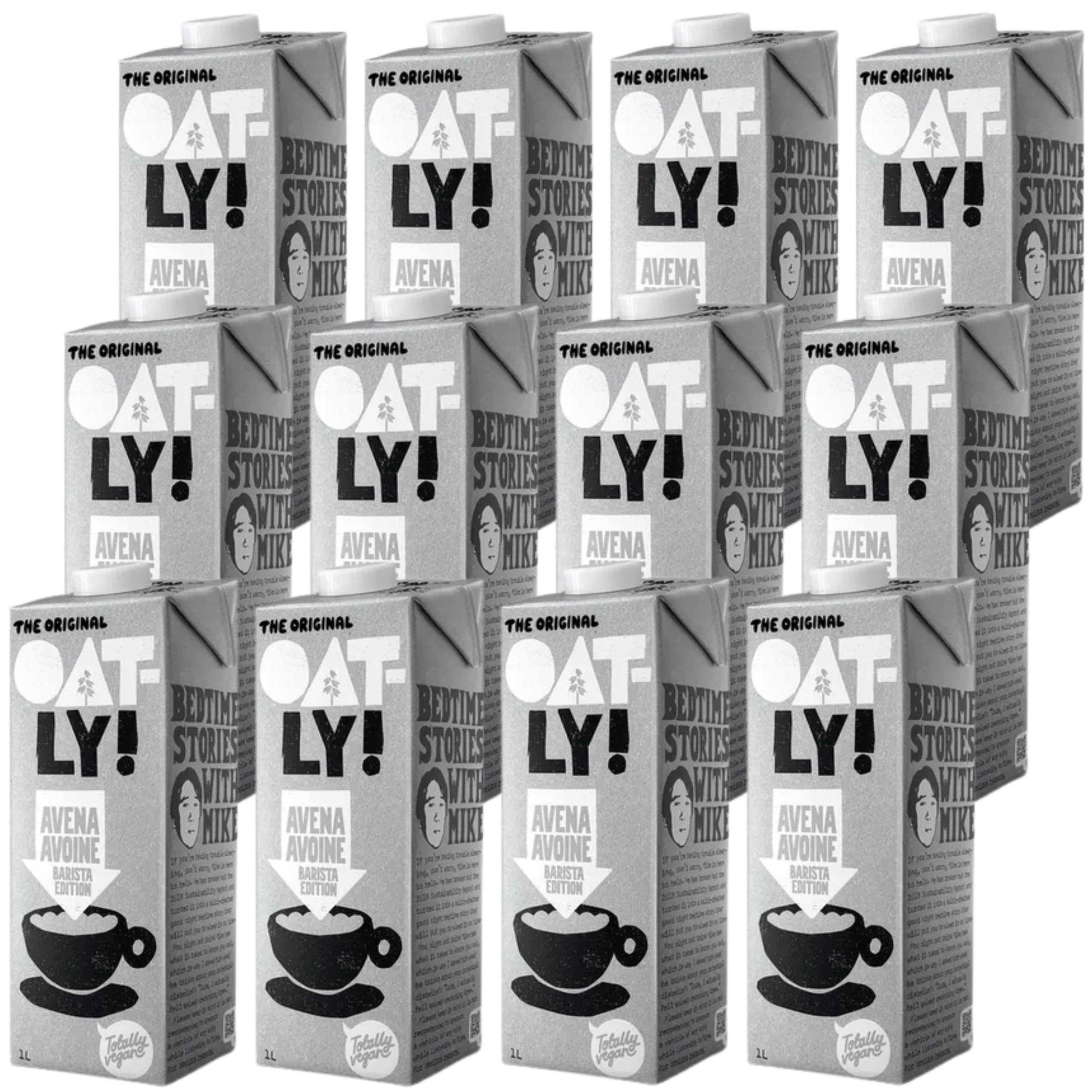 Oatly Barista Edition Napój Owsiany Dla Baristów Bez Laktozy Roślinny 12x1l