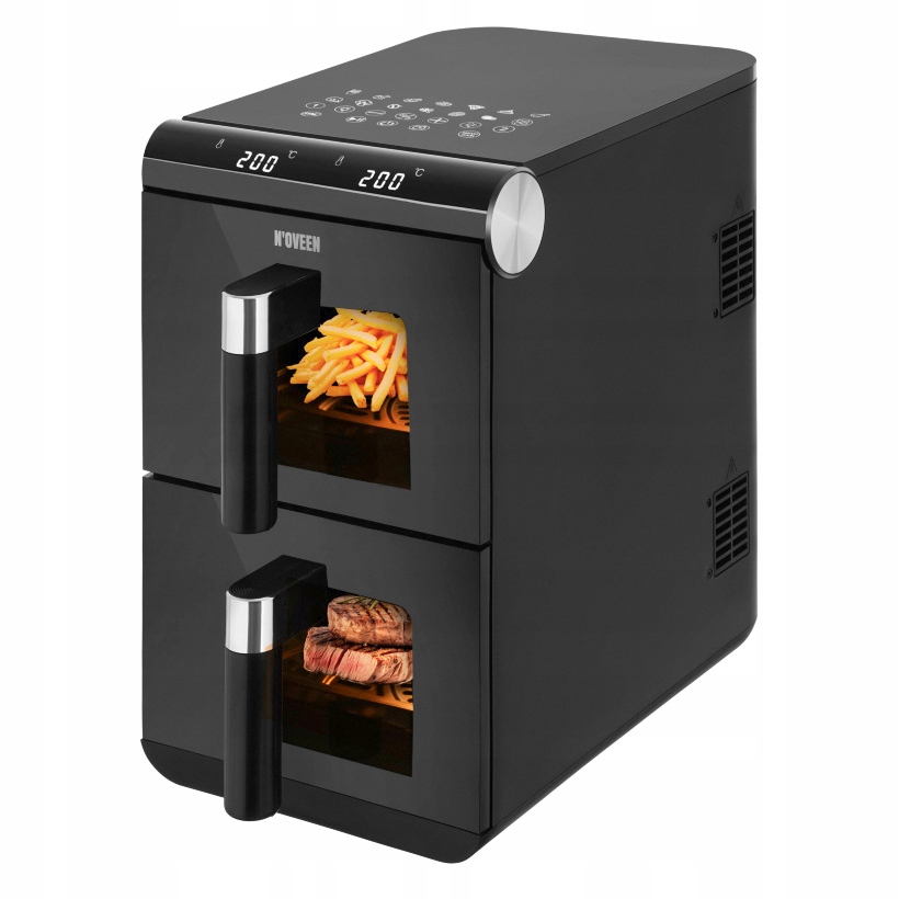 Beztuková Fritéza Airfryer N'oveen AF5050 DoubleCrisp Dvojitá