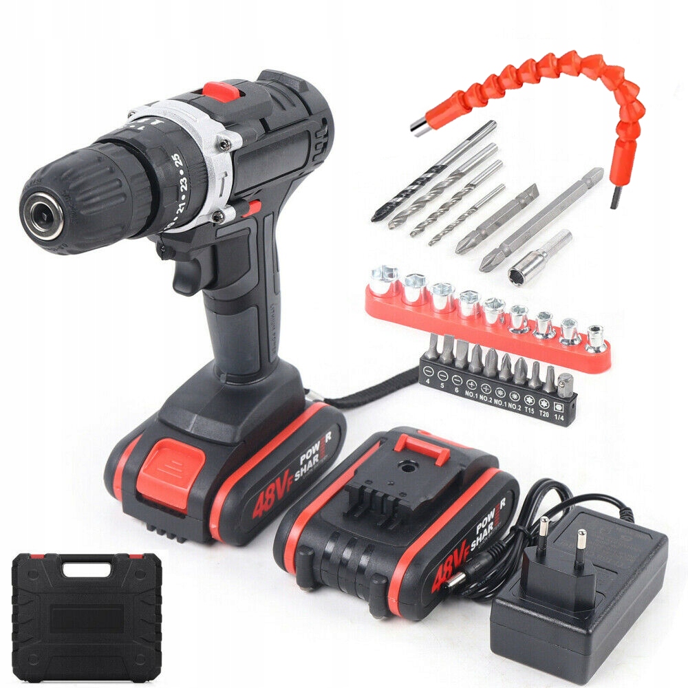 Aku Vrtačka Bit Set Led