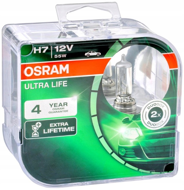 

Osram 642110ULTHCB Żarówki H7 55W PX26d Ultra Life